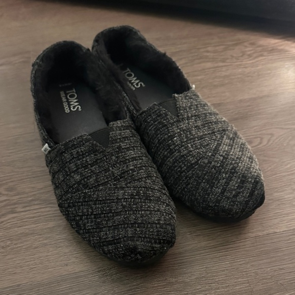 TOMS Charcoal Slip-On Loafers